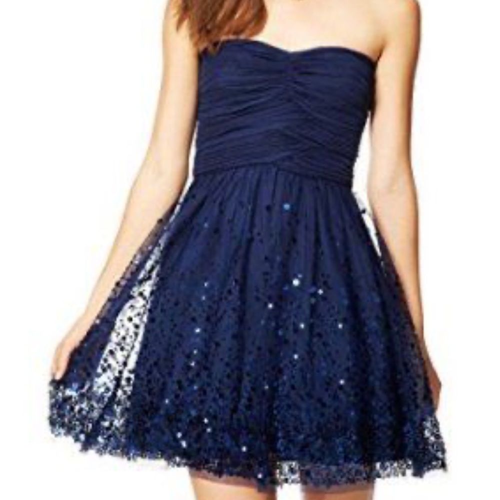 Delia’s Juniors Size 7‎ Billie Sequin Hem Mesh Dress, Holiday Party